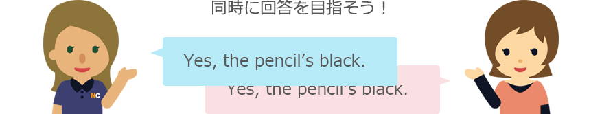 同時に回答を目指そう!