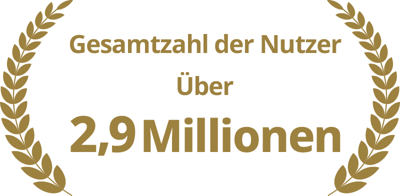 Weltweit über 400.000 Nutzer erreicht