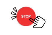 빨간색 STOP 버튼을 눌러주세요.